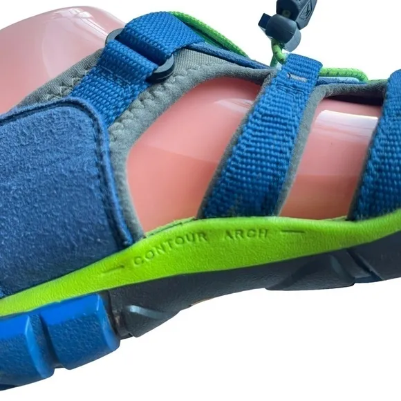 Keen Seacamp II CNX Big Kids Size 5 Blue Waterproof Sport Sandals 1014479