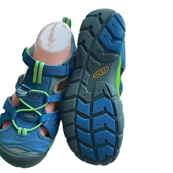 Keen Seacamp II CNX Big Kids Size 5 Blue Waterproof Sport Sandals 1014479