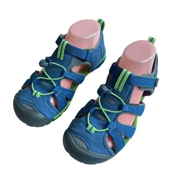 Keen Seacamp II CNX Big Kids Size 5 Blue Waterproof Sport Sandals 1014479