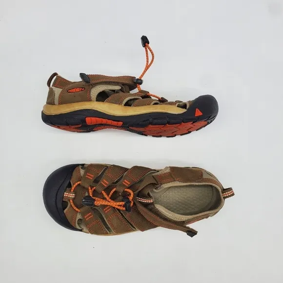 Keen Shoes Men 6 Newport Leather Sandals Hiking Waterproof Closed Toe