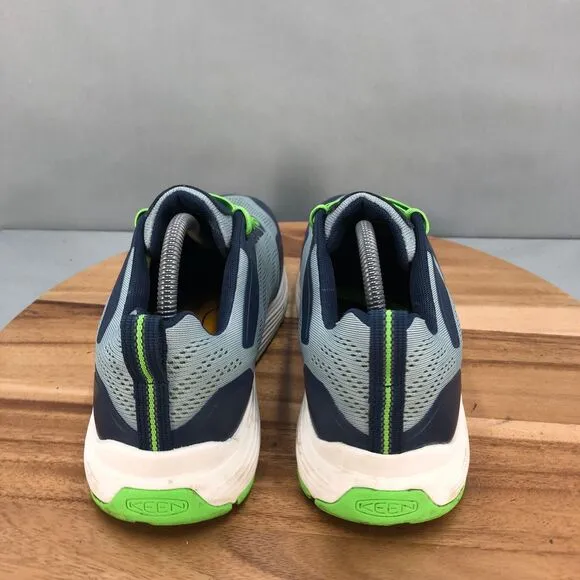 KEEN Utility Sparta II Aluminum Toe‎ Work Shoes Mens 9 D Gray Blue Safety