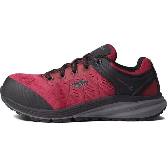 Keen Utility Vista Energy 1026355 Womens 10 Red Composite Toe Work Shoes ZPO1779