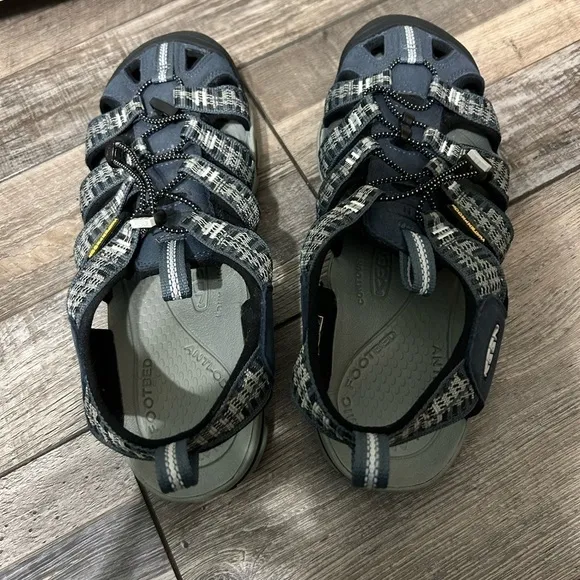 Keen Waterproof Hiking Sandals Washable Footwear Size 9.5 Navy blue