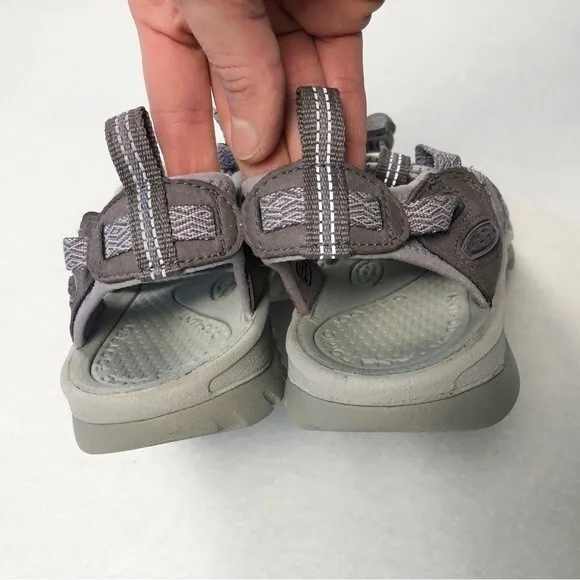 Keen Whisper Lace Up Sandals Shark Lavender Grey 6 Women’s