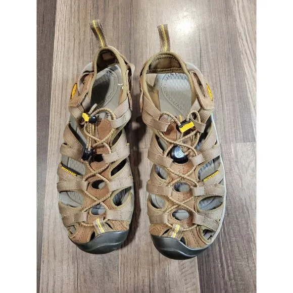 Keen Whisper Waterproof Sport Sandals Hiking Comfort Brown Shoes Womens Size 7