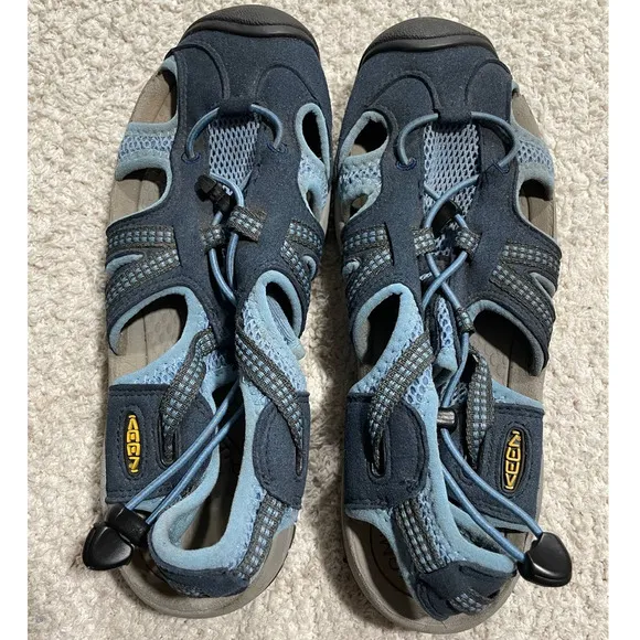 KEEN Womens Sz US 8 EU 38.5 Newport Waterproof Outdoor Sport Hiking Sandals Blue