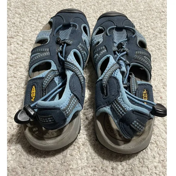 KEEN Womens Sz US 8 EU 38.5 Newport Waterproof Outdoor Sport Hiking Sandals Blue