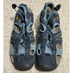 KEEN Womens Sz US 8 EU 38.5 Newport Waterproof Outdoor Sport Hiking Sandals Blue