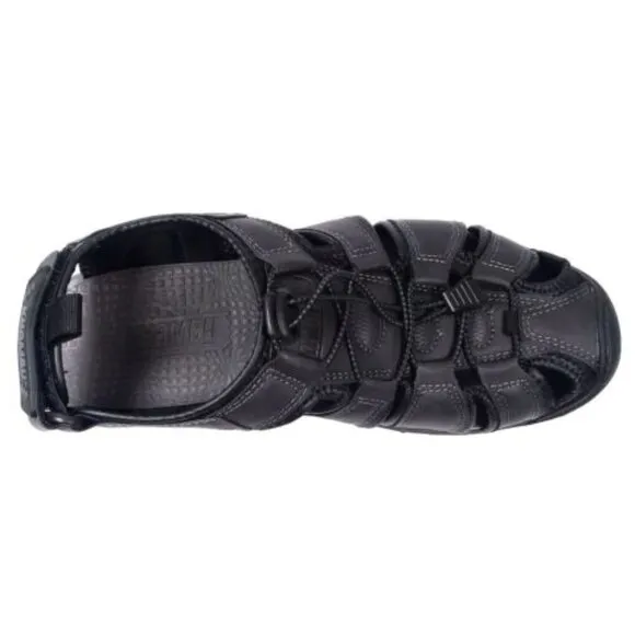 Khombu Men's Harry Active Gray Waterproof Outdoor Breathable Sandals Logo Shoes