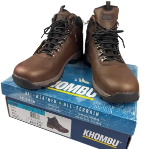 Khombu Ravine Men's Boots‎ All Weather Terrain Waterproof Thinsulate Sz 12 Brown