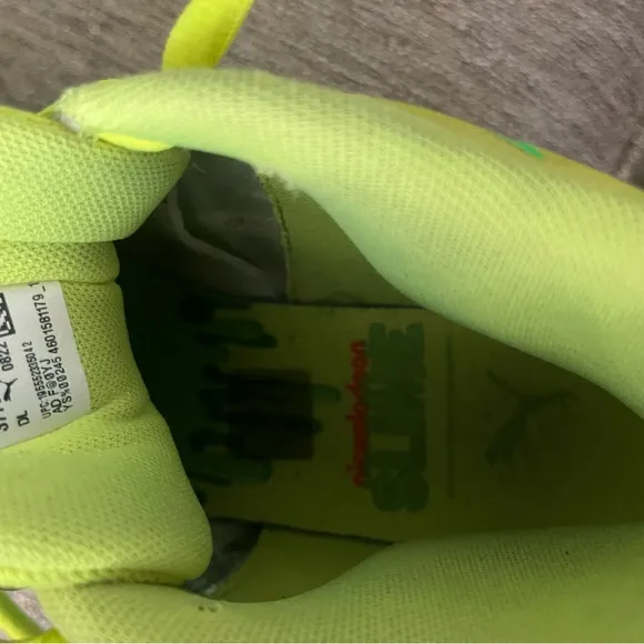 Kids Neon Green Athletic Shoes