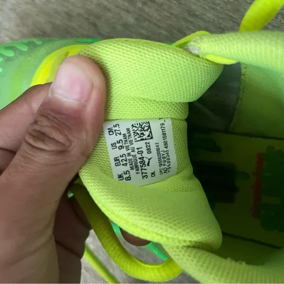 Kids Neon Green Athletic Shoes