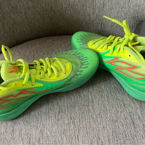 Kids Neon Green Athletic Shoes