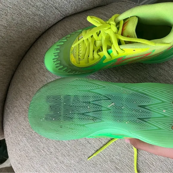 Kids Neon Green Athletic Shoes