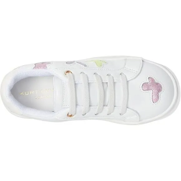 Kurt Geiger London Sneakers Girls 12 White Laney Butterfly Platform Shoes KHD021