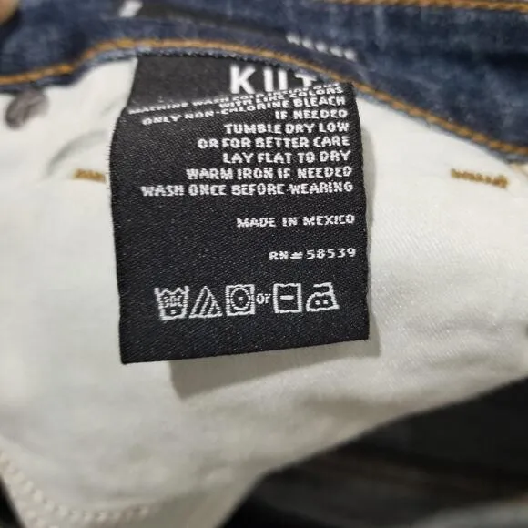 Kut From The Kloth Jeans 4 NWT High Rise Reese Fab AB Ankle Straight Leg Raw Hem