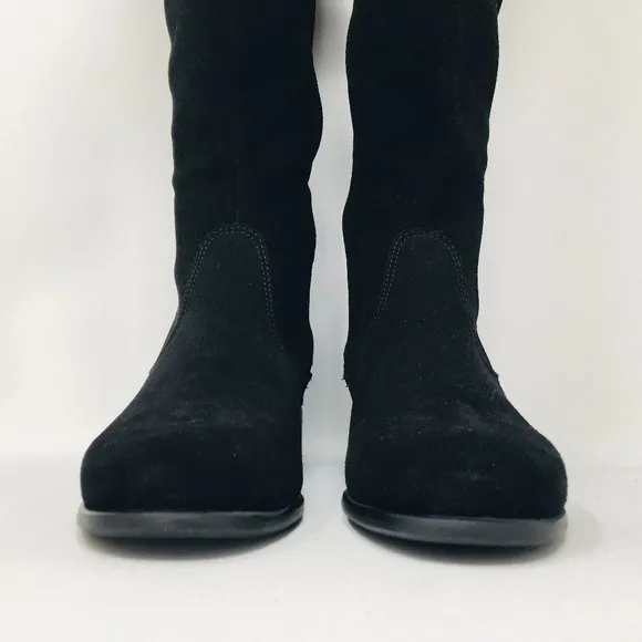 La Canadienne Shane Waterproof Suede Knee H Boots Size 5 M