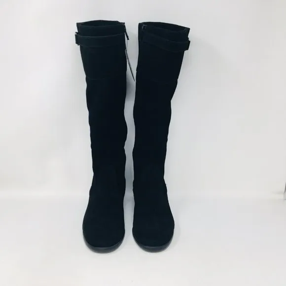 La Canadienne Shane Waterproof Suede Knee H Boots Size 5 M
