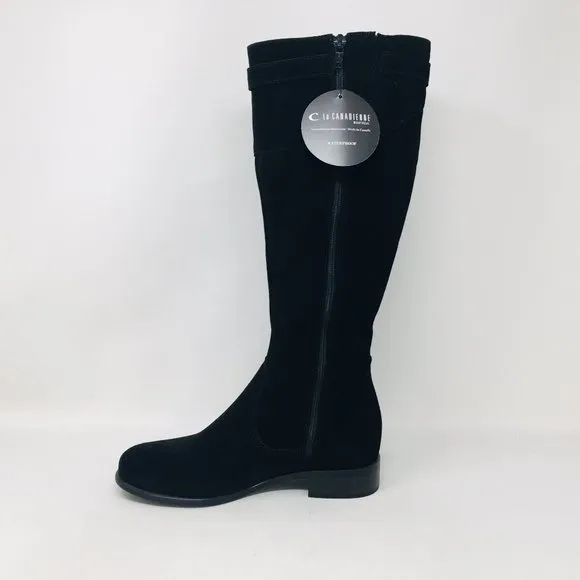 La Canadienne Shane Waterproof Suede Knee H Boots Size 5 M
