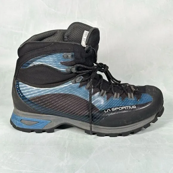 La Sportiva Boots Mens Size 12 Trango Tech GTX Mountaineering  Gore-Tex Blk Blue