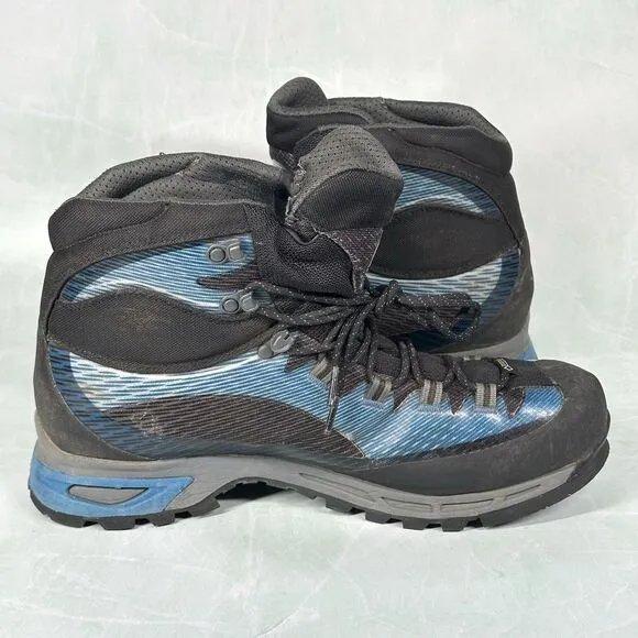 La Sportiva Boots Mens Size 12 Trango Tech GTX Mountaineering  Gore-Tex Blk Blue