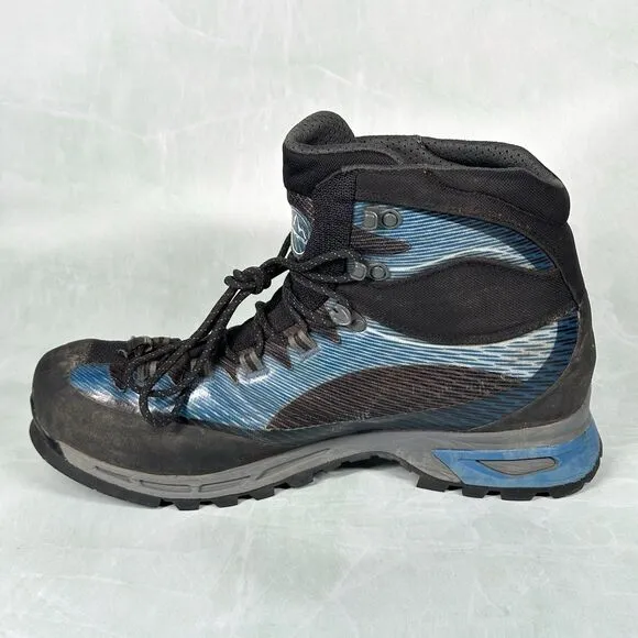 La Sportiva Boots Mens Size 12 Trango Tech GTX Mountaineering  Gore-Tex Blk Blue