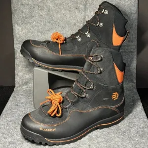 LaCrosse Ursa ES 8&quot; GTX Boots - Size 12 - Waterproof Black/Orange - 533700 NWOT
