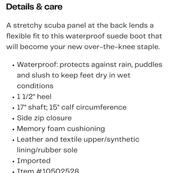 Layne Waterproof Over the Knee LeatherUpper Boot (Women)Blondo