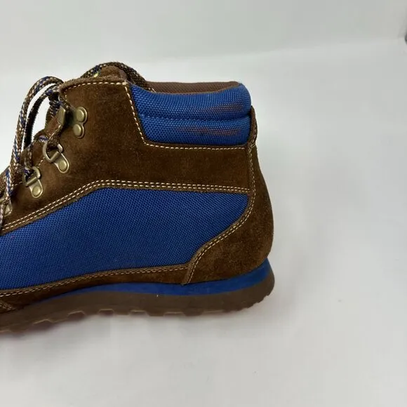 LL Bean Katahdin Waterproof Leather Hiking Boots ~ Mens Size 11M Brown/Blue
