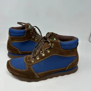 LL Bean Katahdin Waterproof Leather Hiking Boots ~ Mens Size 11M Brown/Blue