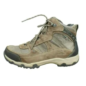 LL Bean Trail Model 4 Brown Suede Lace Up Waterproof Hiking Boots Size 9.5 Wide