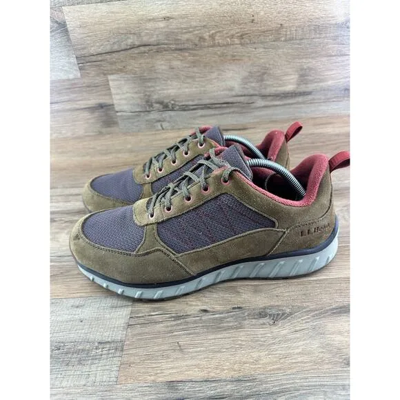 LL sneaker 5 mens size 10.5 suede waterproof lace up athletic shoes