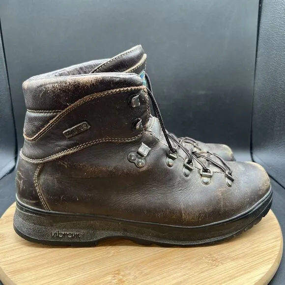 L.L.Bean Men’s Size 10 M Cresta Vibram GTX 882 Boots Brown Leather Waterproof