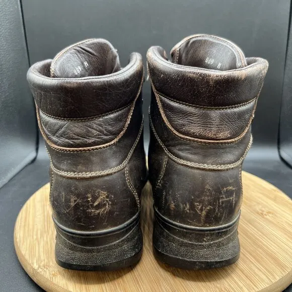 L.L.Bean Men’s Size 10 M Cresta Vibram GTX 882 Boots Brown Leather Waterproof