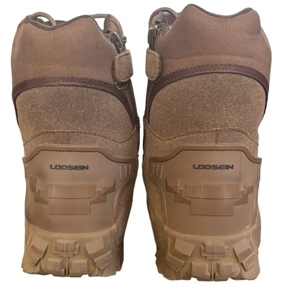 LOOSEIN Men's Waterproof OrthopedicSupport Hiking Boots (12 M)