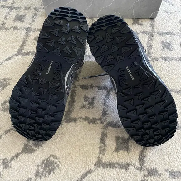 Lowa Innox Pro Mid Graphite Grey and Blue Hiking and Outdoor Boots