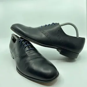 M. Gemi The Esperto Men’s Size 9.5 Black Blue Oxford Derby Work Dress Shoes
