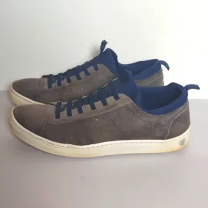 Martin Dingman Cameron Suede Sneakers Men's size 10.5 Gray Blue