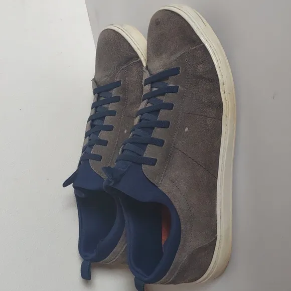 Martin Dingman Cameron Suede Sneakers Men's size 10.5 Gray Blue