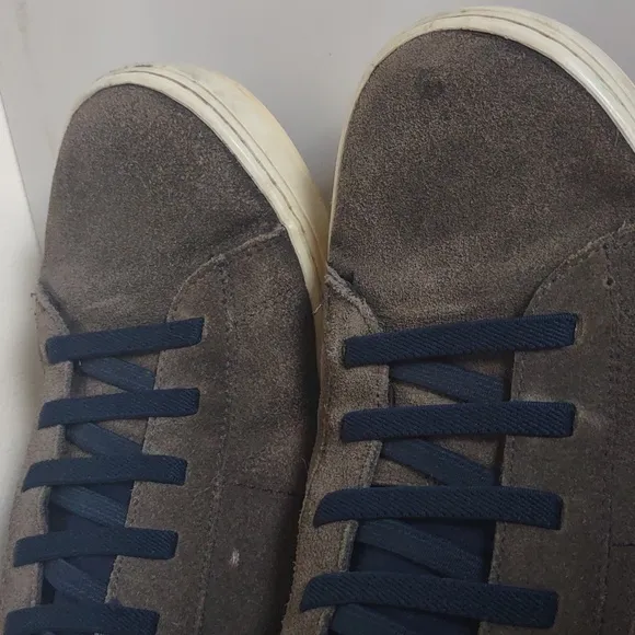 Martin Dingman Cameron Suede Sneakers Men's size 10.5 Gray Blue