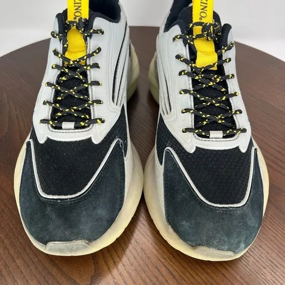 Mazino Krypton Shoes Men's 9 &amp; 10 Gray Black  Lace‎ Up Athletic Running Sneakers