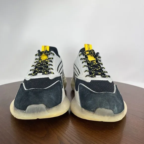 Mazino Krypton Shoes Men's 9 &amp; 10 Gray Black  Lace‎ Up Athletic Running Sneakers