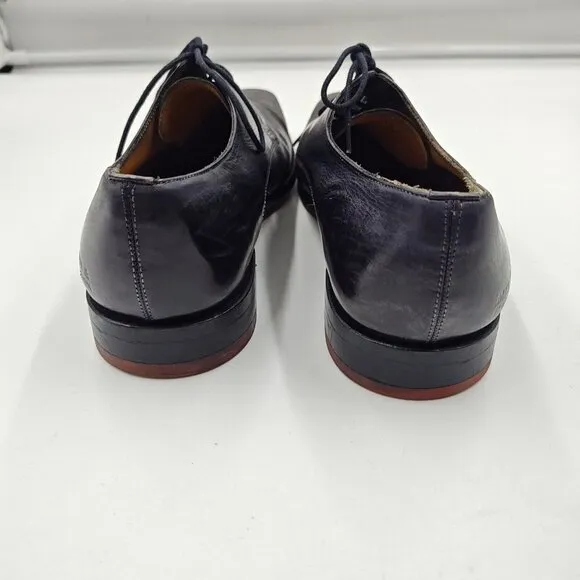 Melvin Hamilton Shoes Mens Size 41 Black Kylian 4 Oxford Leather Designer Casual