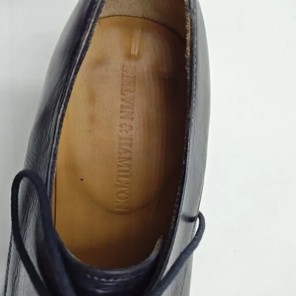 Melvin Hamilton Shoes Mens Size 41 Black Kylian 4 Oxford Leather Designer Casual