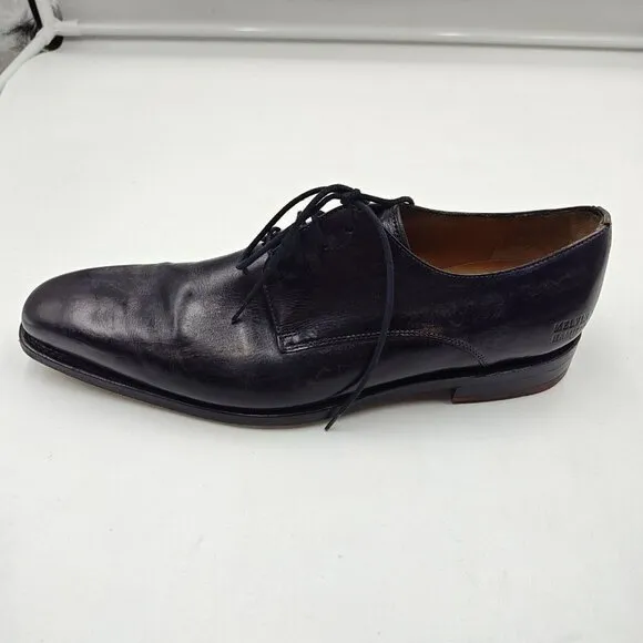Melvin Hamilton Shoes Mens Size 41 Black Kylian 4 Oxford Leather Designer Casual