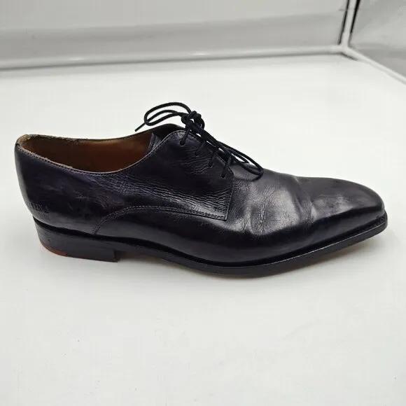 Melvin Hamilton Shoes Mens Size 41 Black Kylian 4 Oxford Leather Designer Casual
