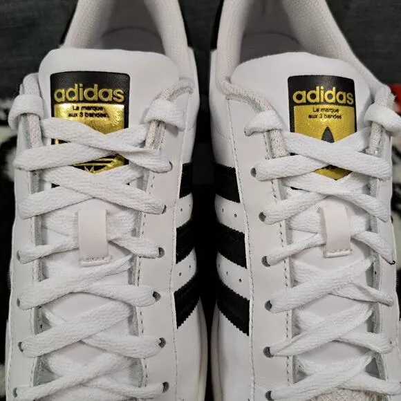 Men ADIDAS ORIGINALS SUPERSTAR Shoes Sneakers Size 9
