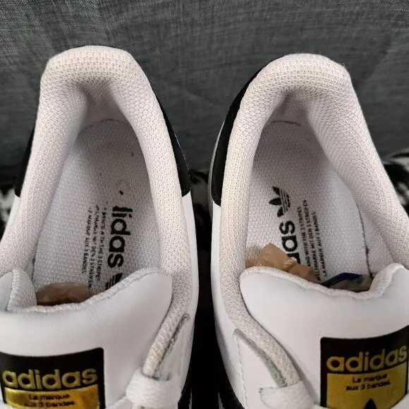 Men ADIDAS ORIGINALS SUPERSTAR Shoes Sneakers Size 9