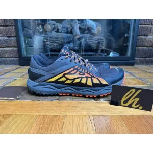 Mens 8.5 Brooks Caldera 1 Black Orange Athletic Running Shoes 1102421D075