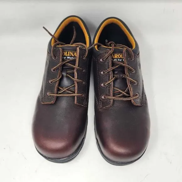 Men's 8.5 Carolina Braze non-metallic Comp broad toe ESD Oxford work shoe CA1520
